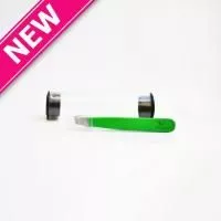 Пинцет для бровей VIPLASH (Вип Лэш)  mini зеленый