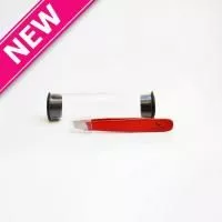 Пинцет для бровей VIPLASH (Вип Лэш) mini красный