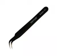 Пинцет для ресниц изогнутый ESD-15, длина 11,6см